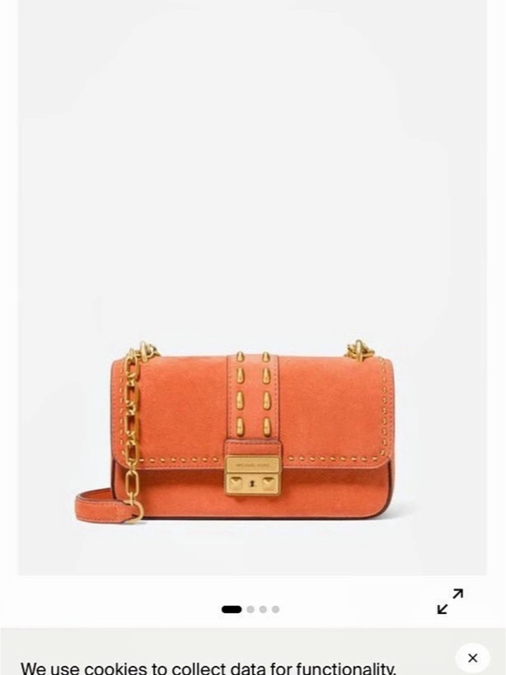 Michael Kors Small Tribeca Shoulder Bag in Mimosa NWT